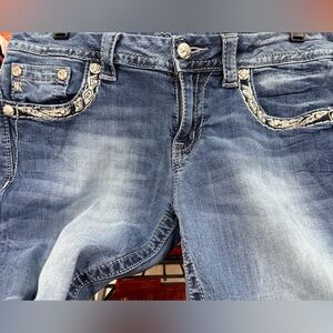 Miss Me Dark Blue Denim Jeans